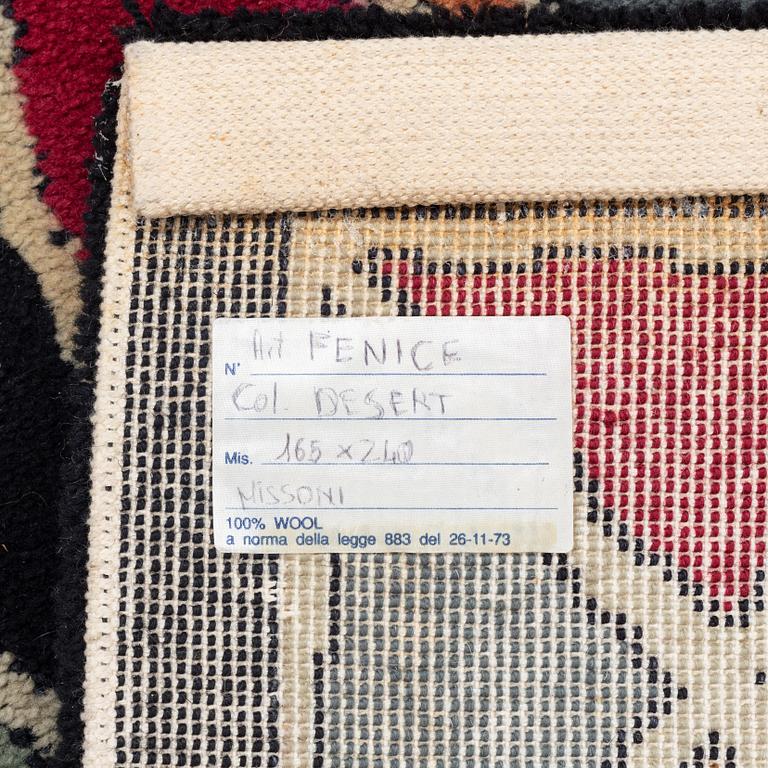 A carpet, 'Art fenice col desert', Missoni, c 240 x 165 cm.