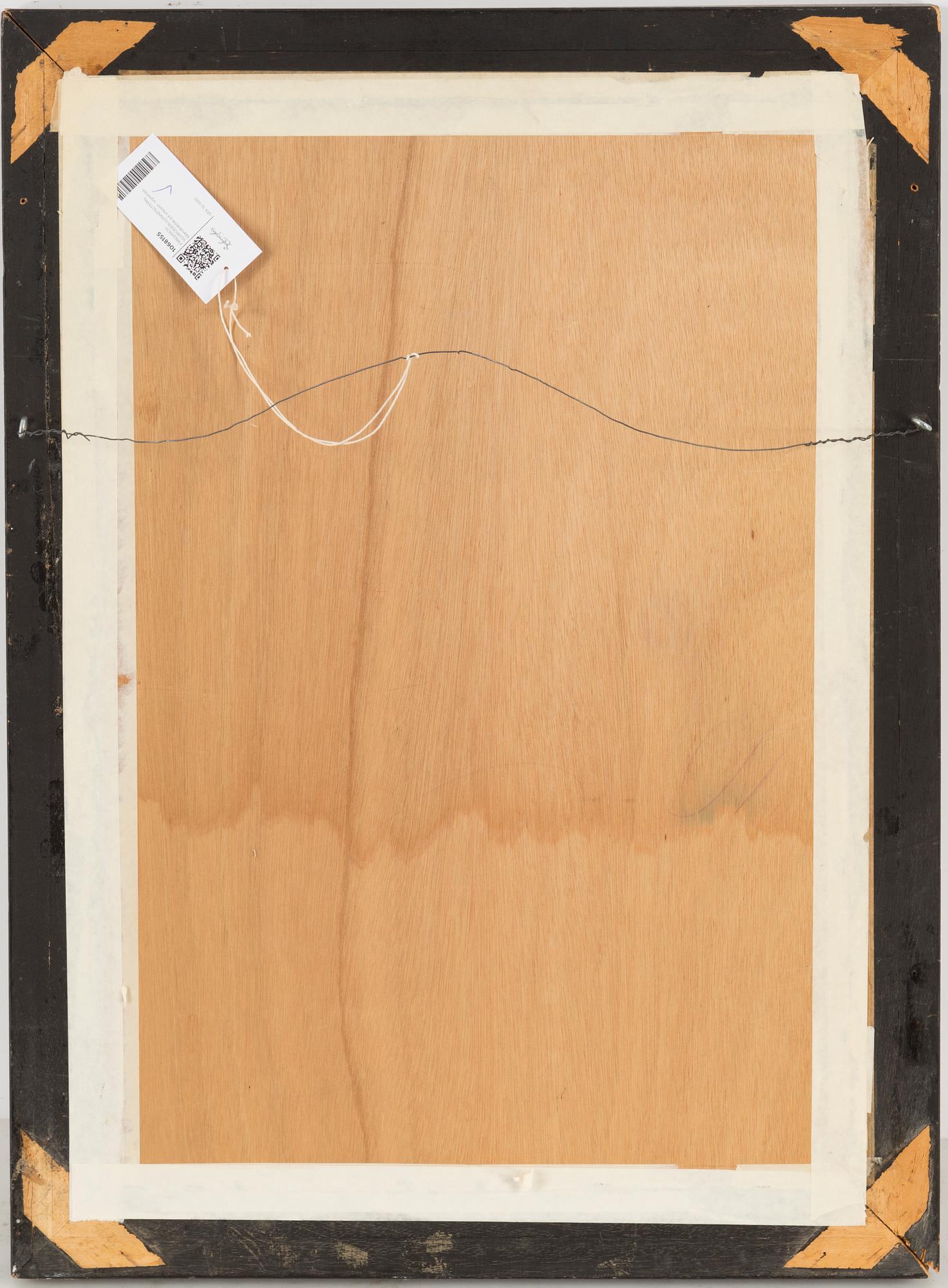 FRIEDRICH SCHRÖDER-SONNENSTERN, blandteknik på papper, signerad och daterad 1961.