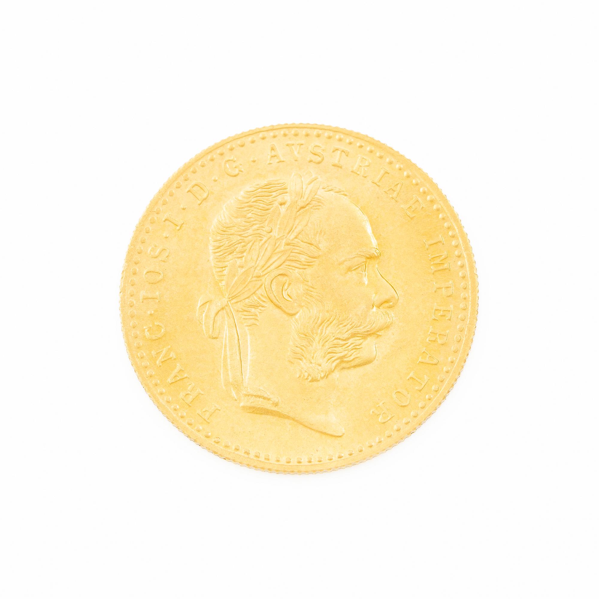 Guldmynt, Österrike-Ungern, 1 Ducat, 1915.