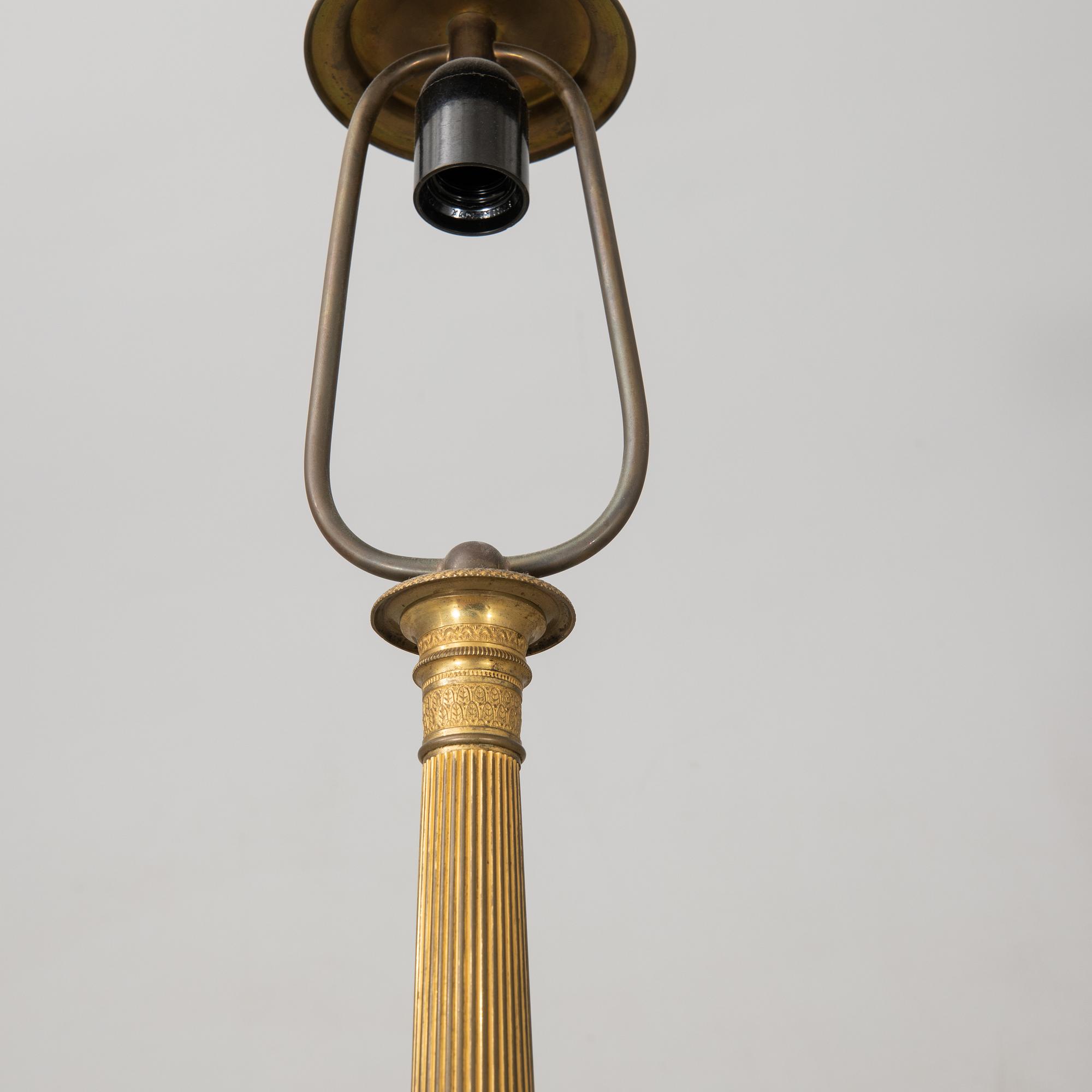 Table lamp, Empire style 20th century.