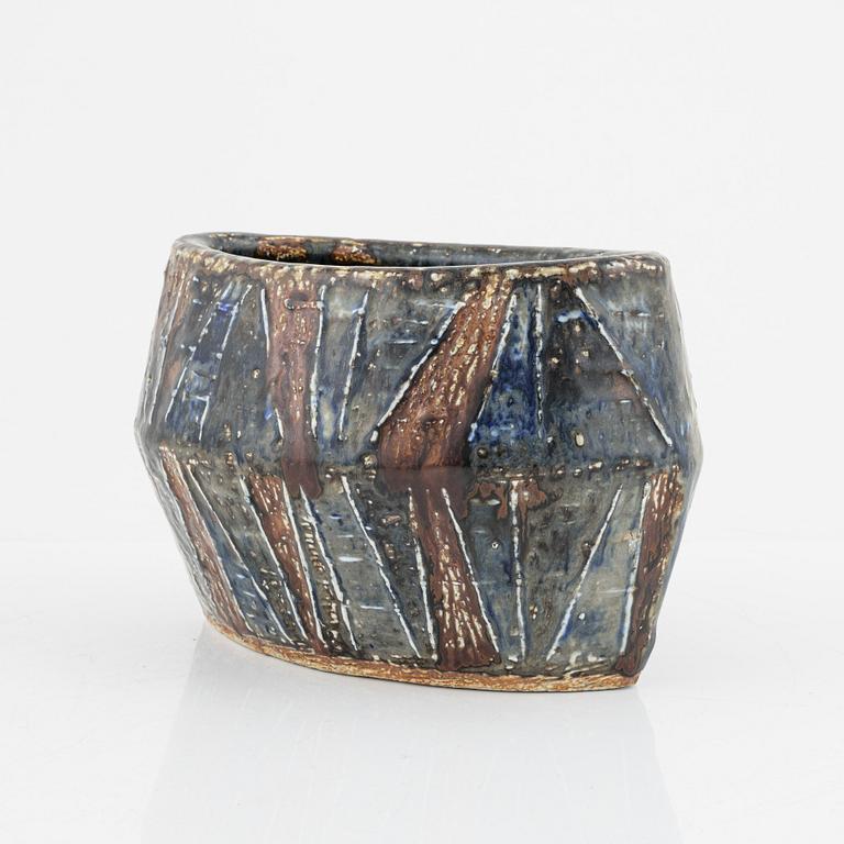 Carl-Harry Stålhane, a stoneware vase, Rörstrand, dated -64.