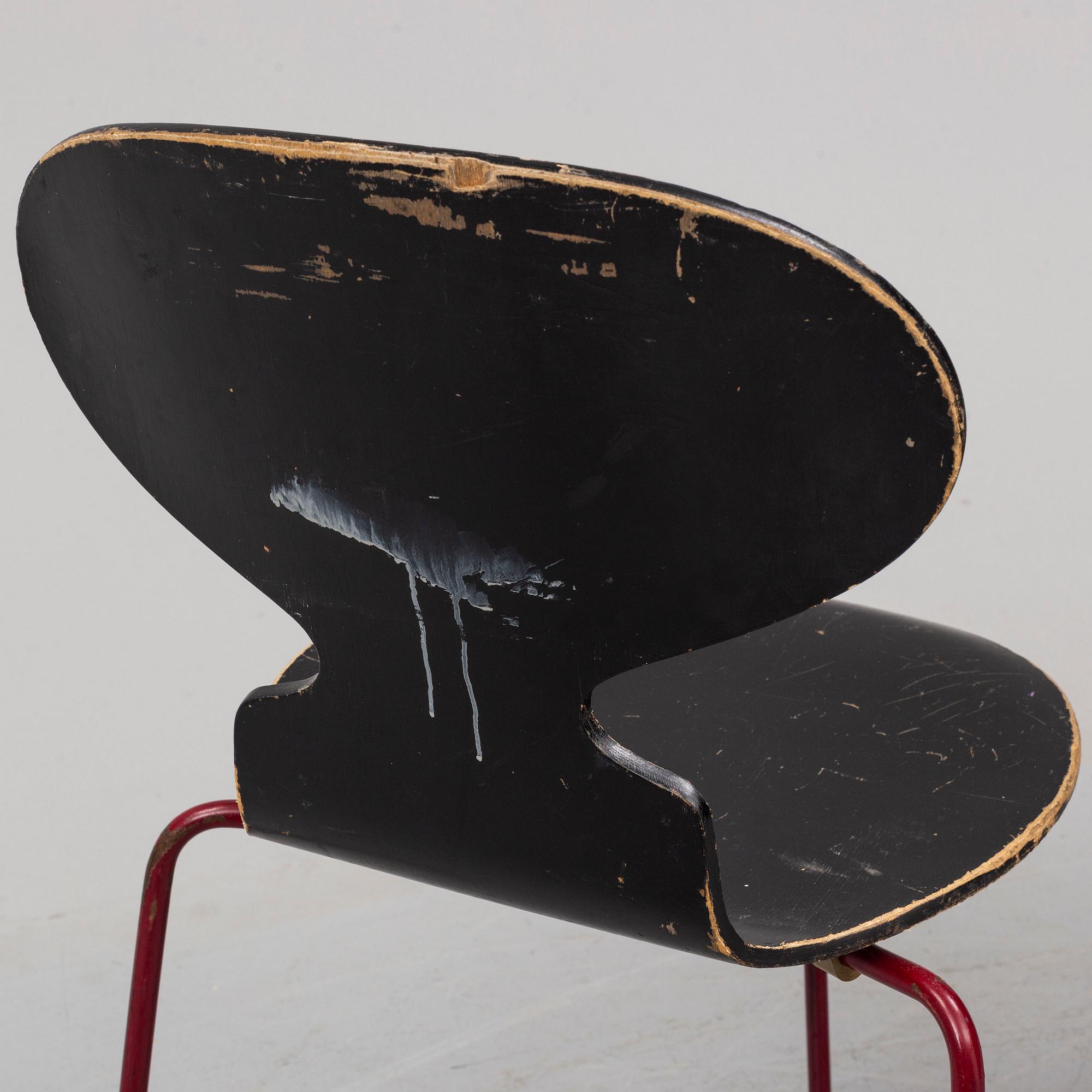 ARNE JACOBSEN, stolar, 4 st, "Myran".