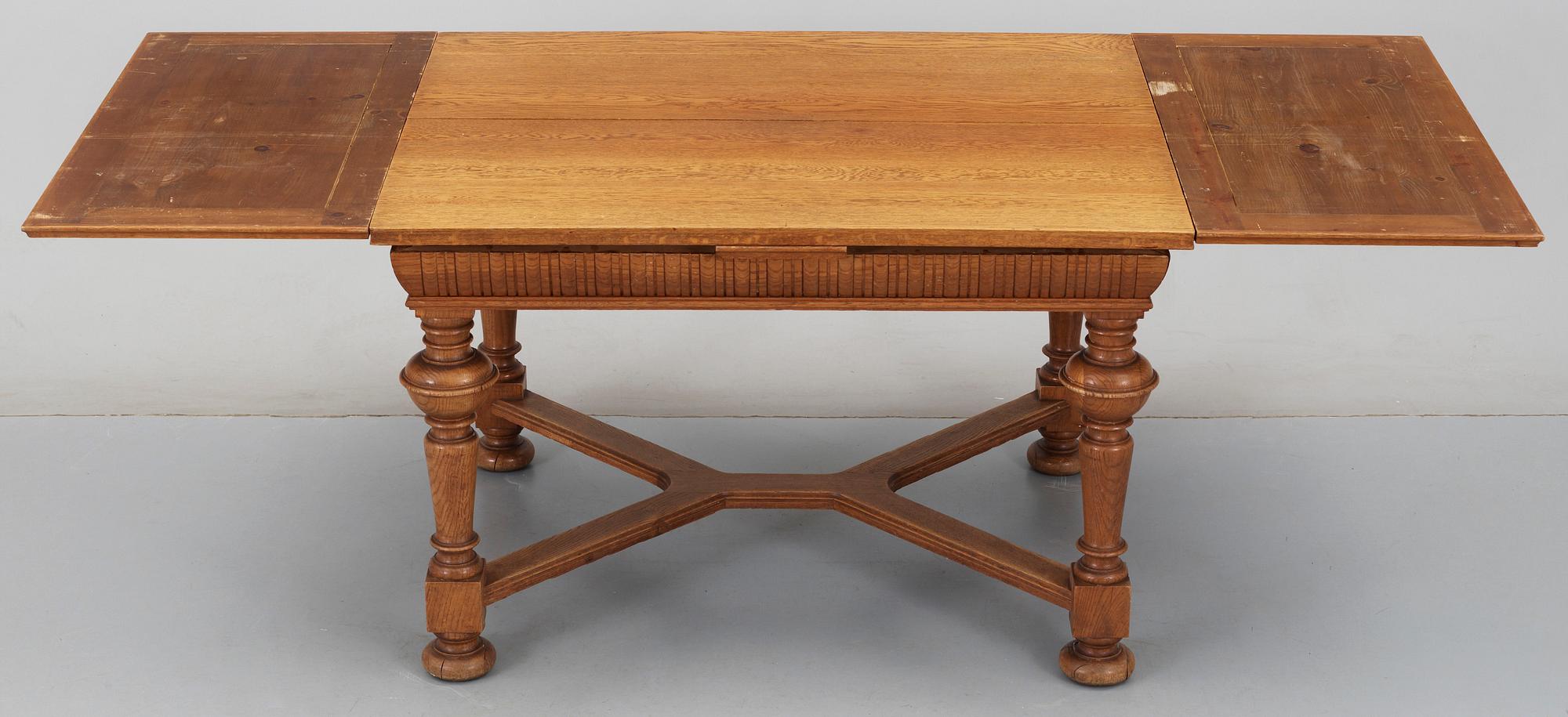 MATSALSGRUPP, 5 delar,  nyrenässans. 1800/1900-tal.