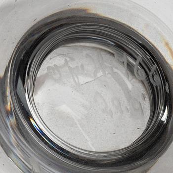 Edward Hald, vas, glas, "Stjärnhimmelsmönstret", Orrefors 1929.