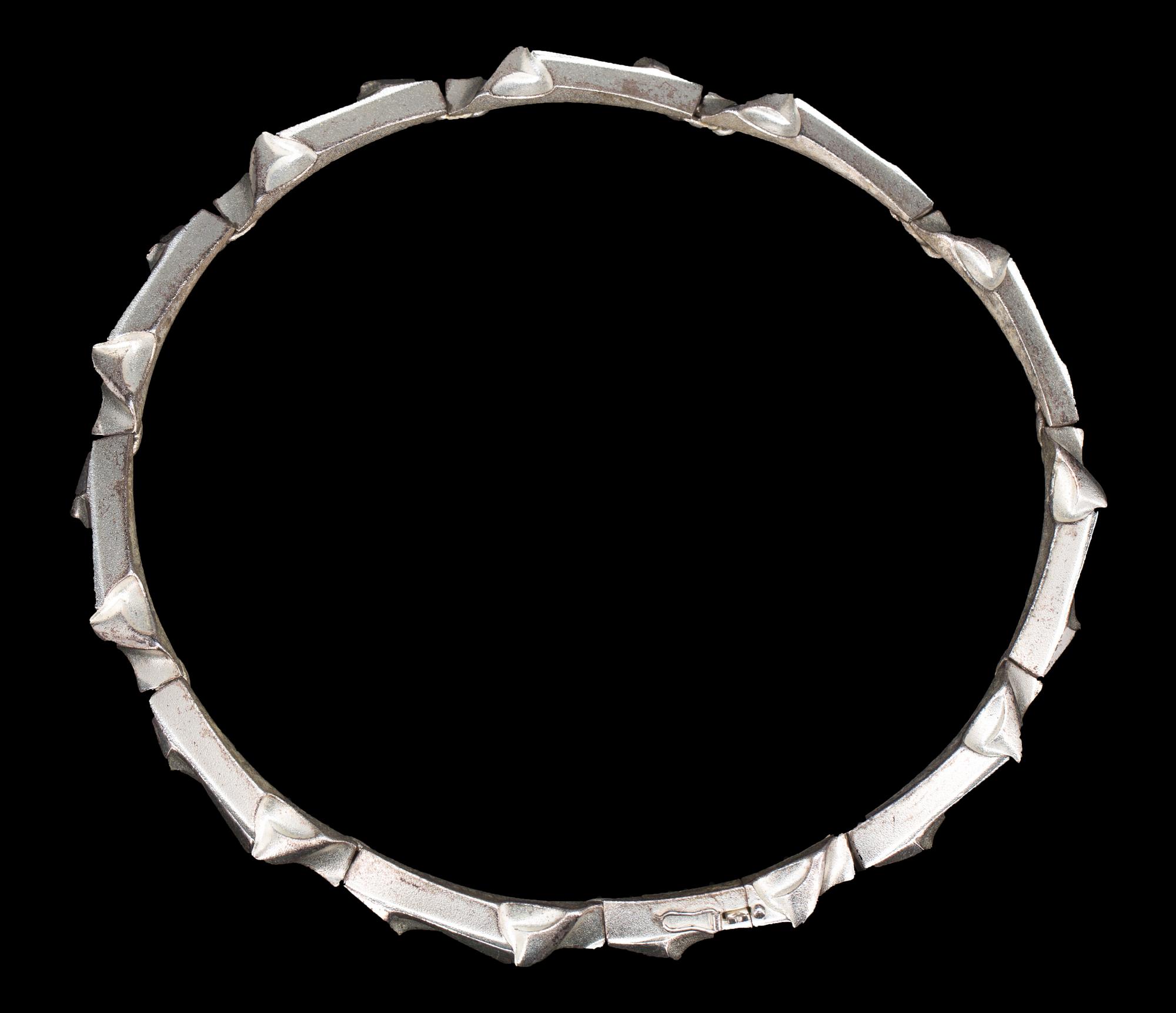 COLLIER, silver. Lapponia, Finland. Vikt ca 70 gram.