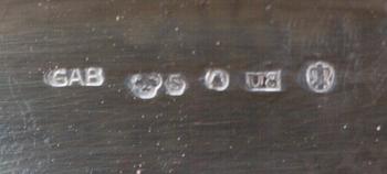 SKÅL, silver. GAB, Stockholm 1946. Vikt ca 400 gram.