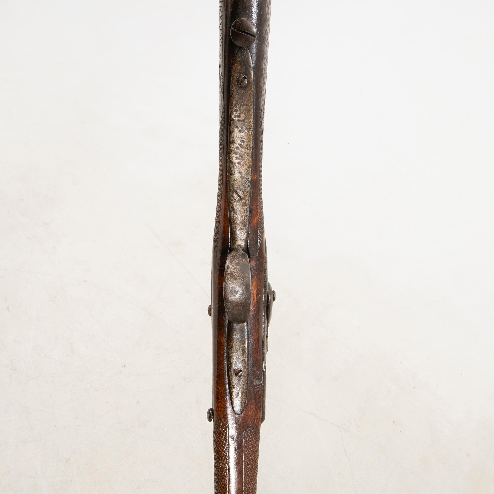 Percussion rifle, 18th - / 19th century.