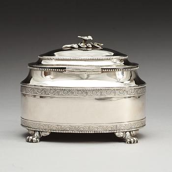 SOCKERSKRIN, av Nils Tornberg, Linköping, 1792. Gustavianskt.
