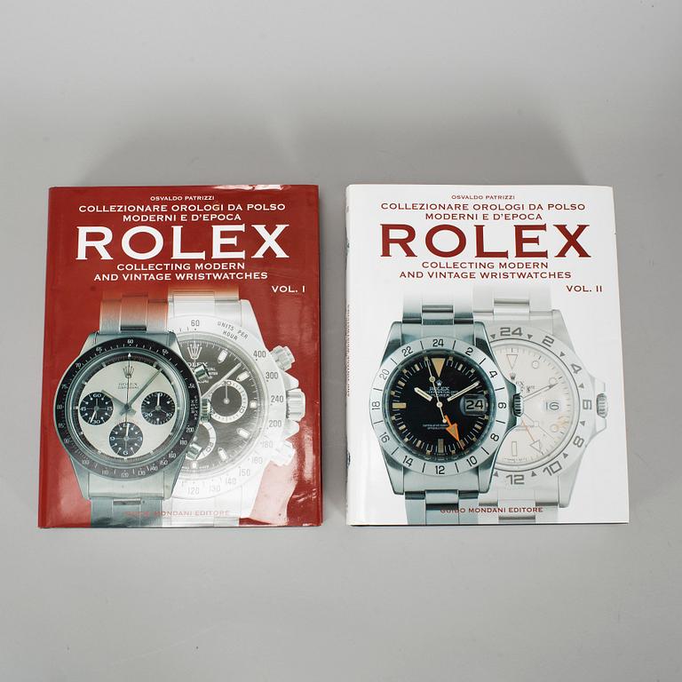 ROLEX, II vol. books Collecting modern and vintage wristwatches by Osvaldo Patrizzi.