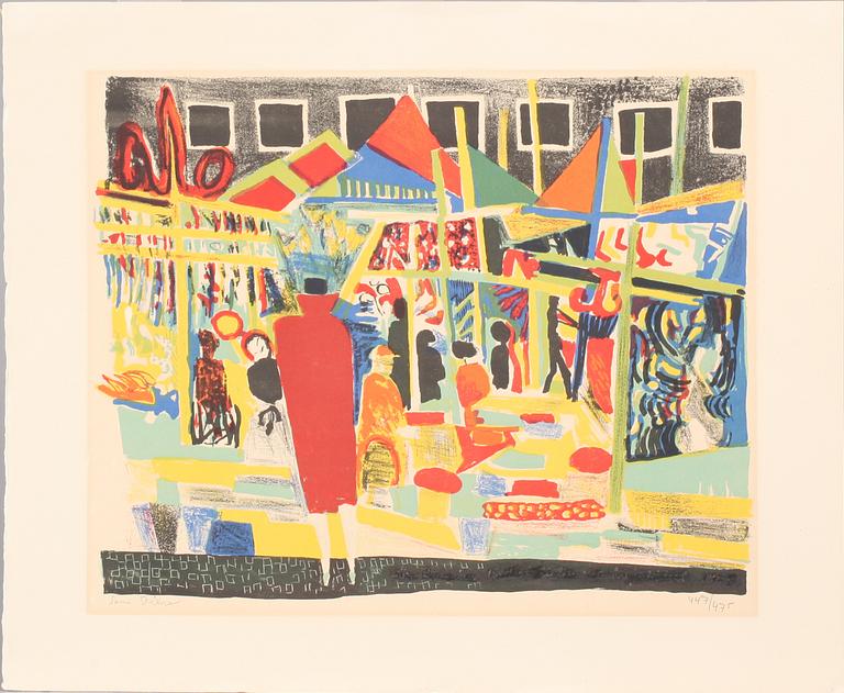 SVEN X:ET ERIXSON, färglitografi, signerad och numrerad 447/475.