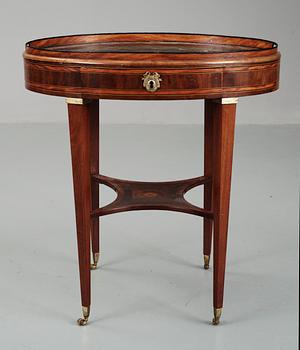 A Gustavian table signed by Georg Haupt.