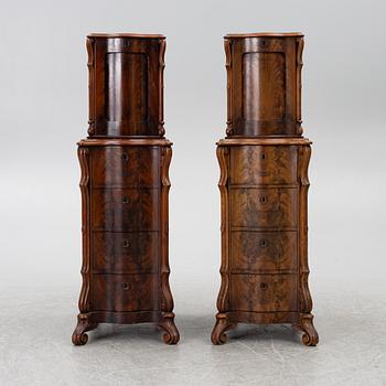 A pair of cabinets, late 19th Century.
