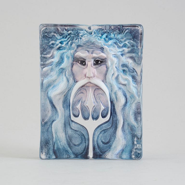 A Glass relief by Mats Jonasson, Målerås.