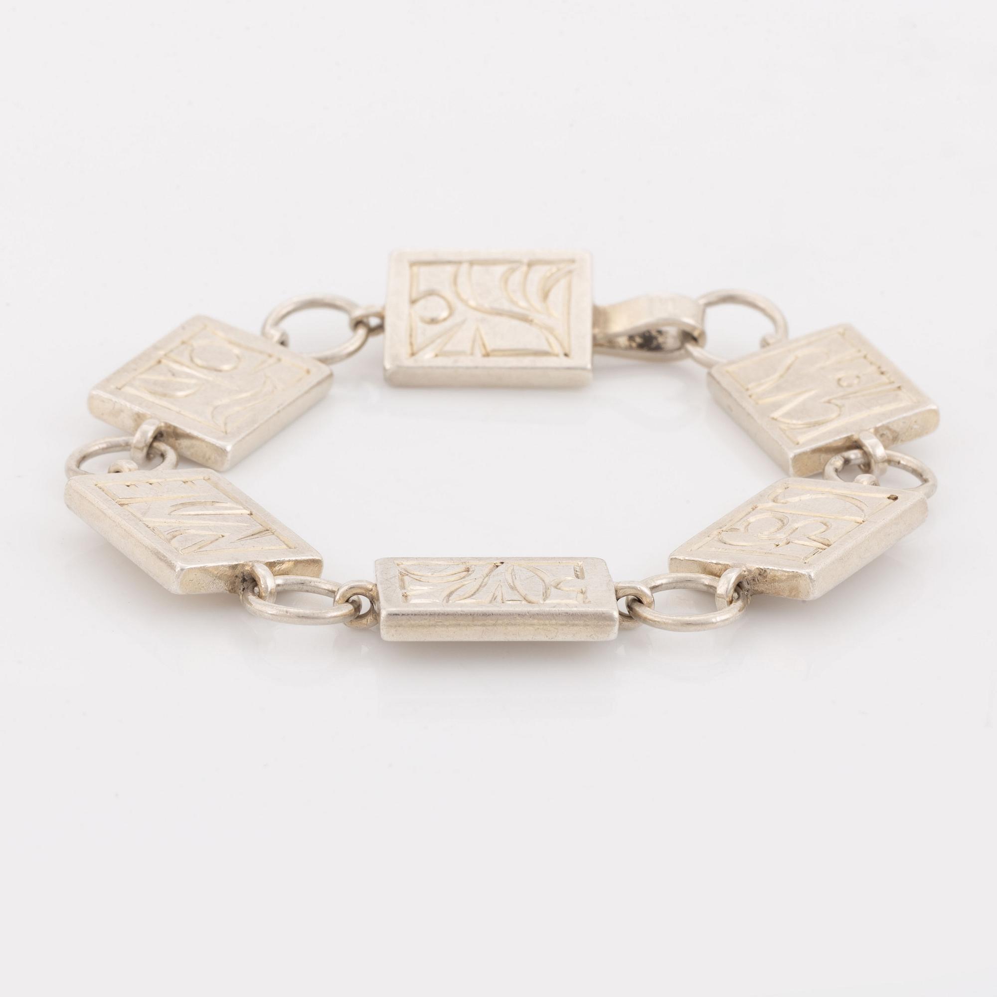 Armband silver, Sörlings Konsthantverk.