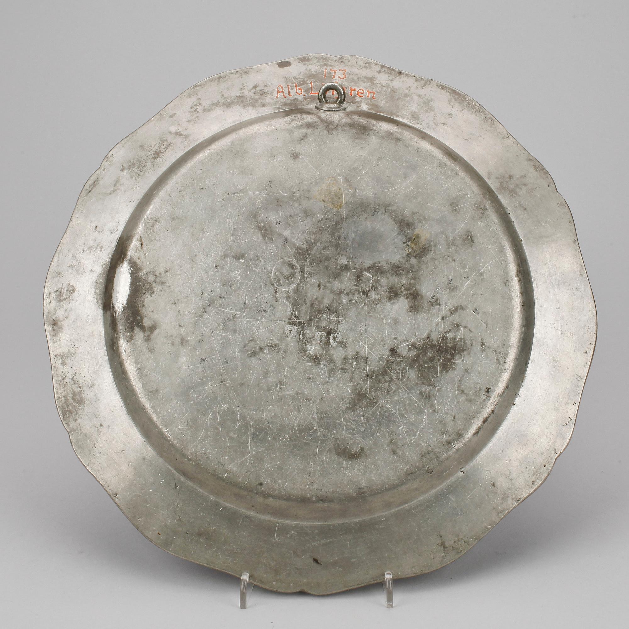 FAT, tenn, Gudmund Östling, Vimmerby 1771. Rokoko.