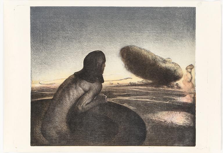 ODD NERDRUM, färglitografi, signerad o numrerad 15/110.