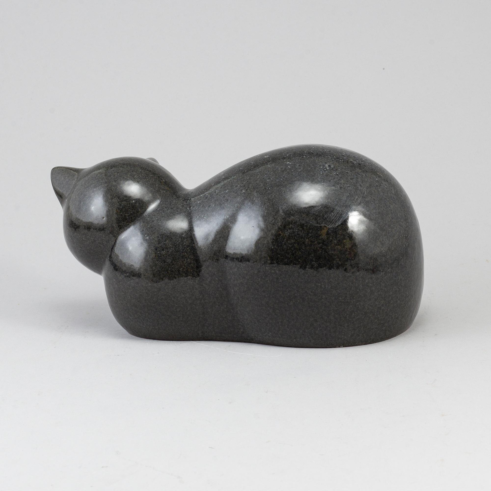 LISA LARSON, figurin, stengods, "Moses", Gustavsberg, signerad.