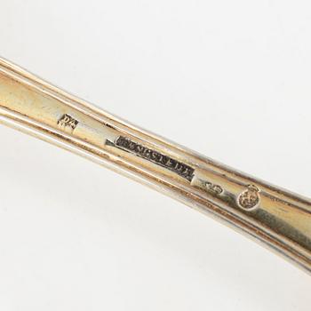 A silvert-gilt spoon, mark of Carl Tengstedt, Gothenburg 1834.