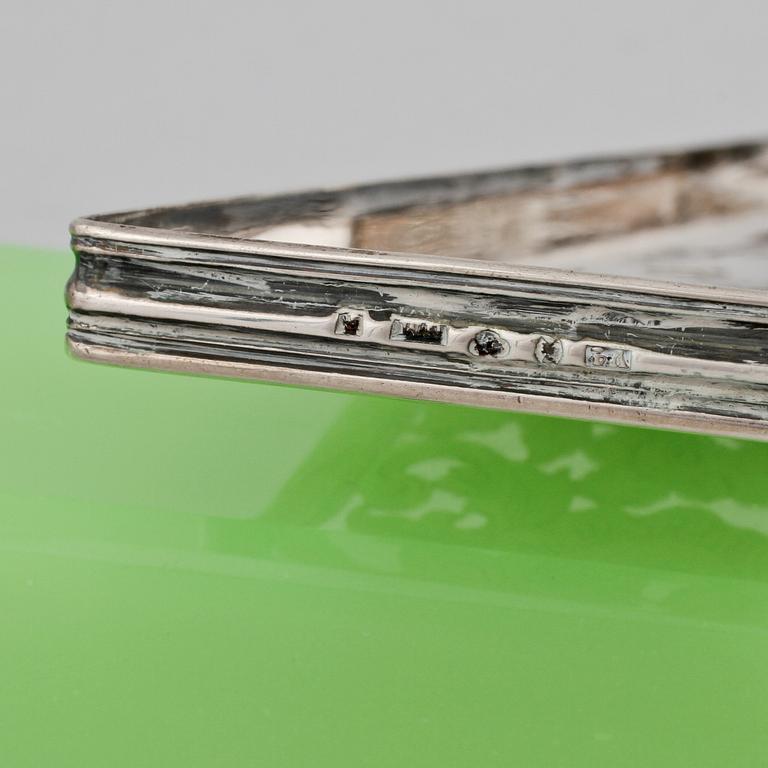 ASK, glas och silver, Sverige, 1851.