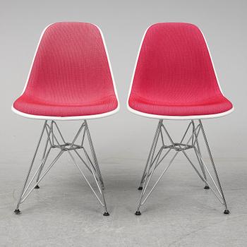 CHARLES AND RAY EAMES, six DSR chairs, Vitra, 2012.