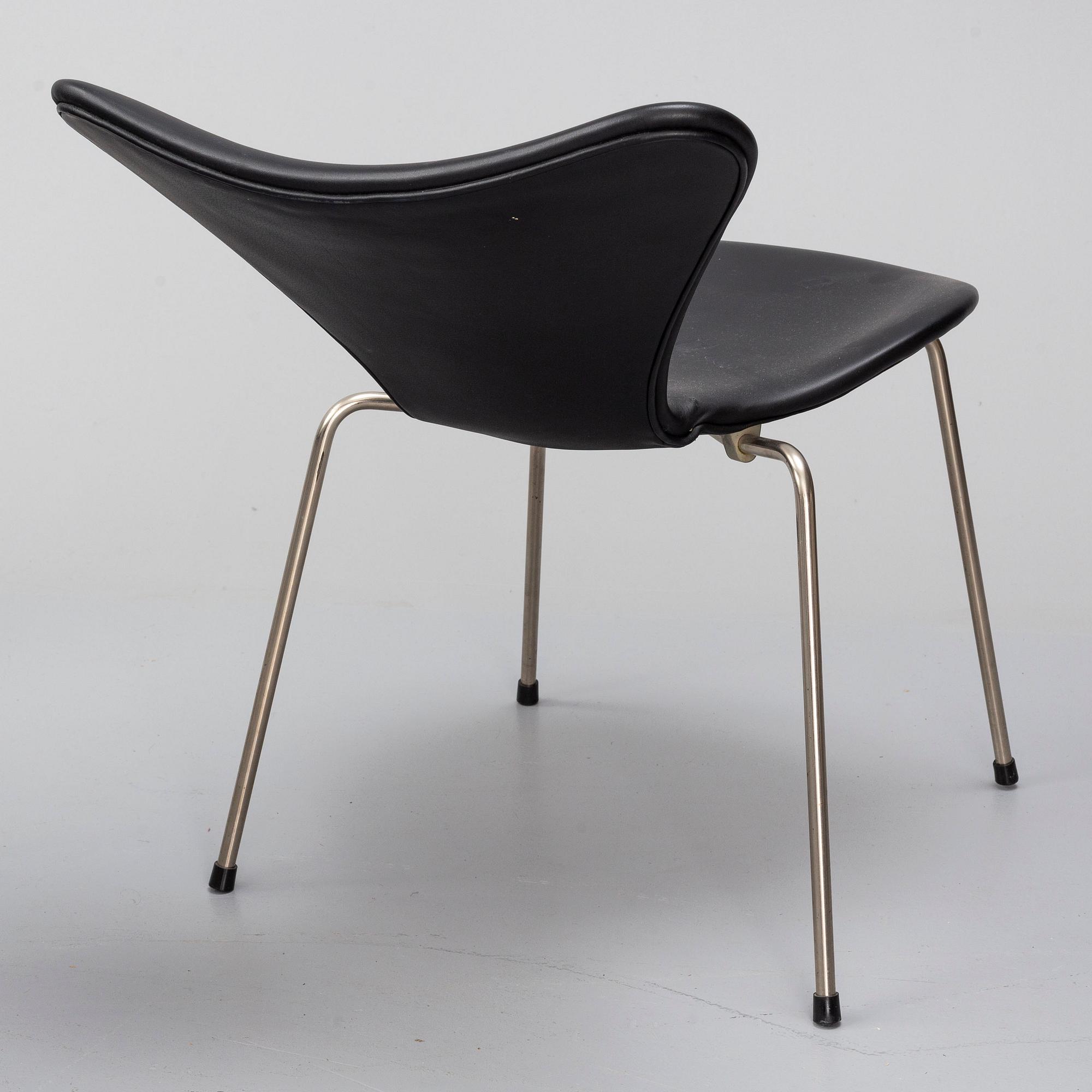 ARNE JACOBSEN, stolar, 10 st, "Sjuan", Fritz Hansen, Danmark.