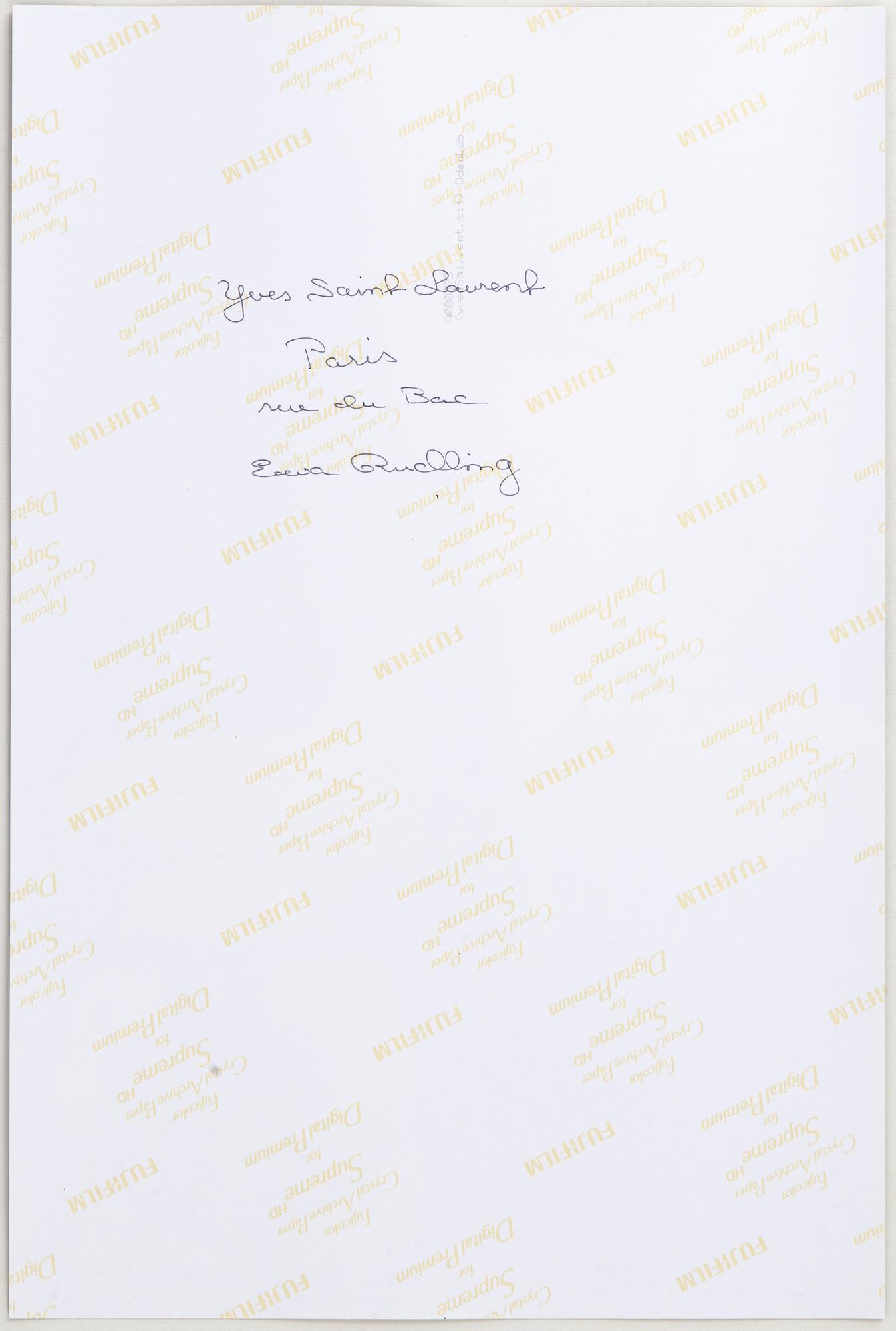 Ewa Rudling, photograph, signed-.