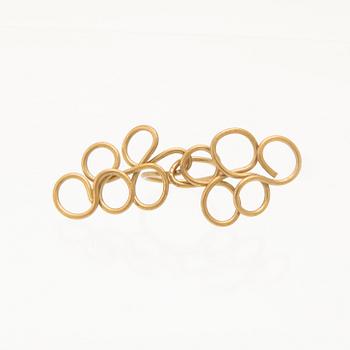 Berit Johansson, rings 5 pcs brass and white metal.