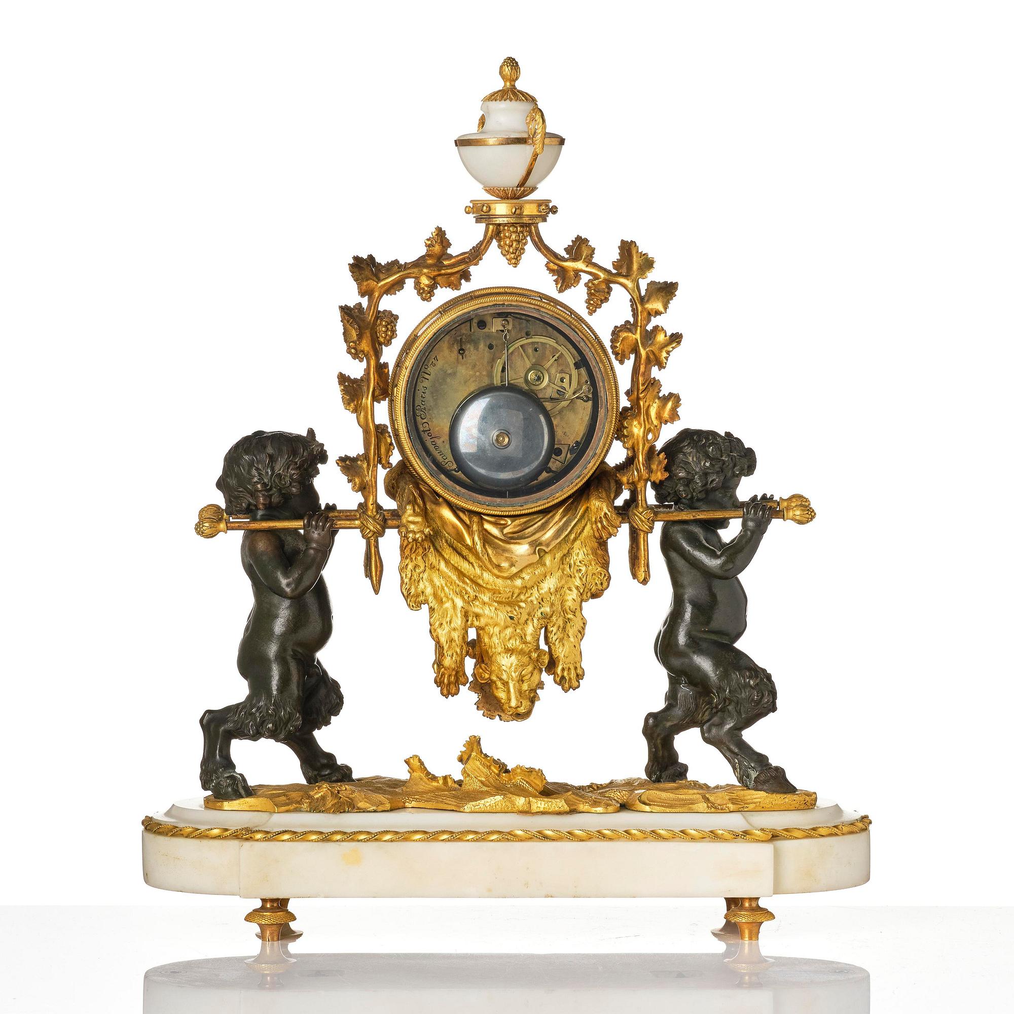 Bordspendyl, Parisarbete, sent 1700-tal, Louis XVI.