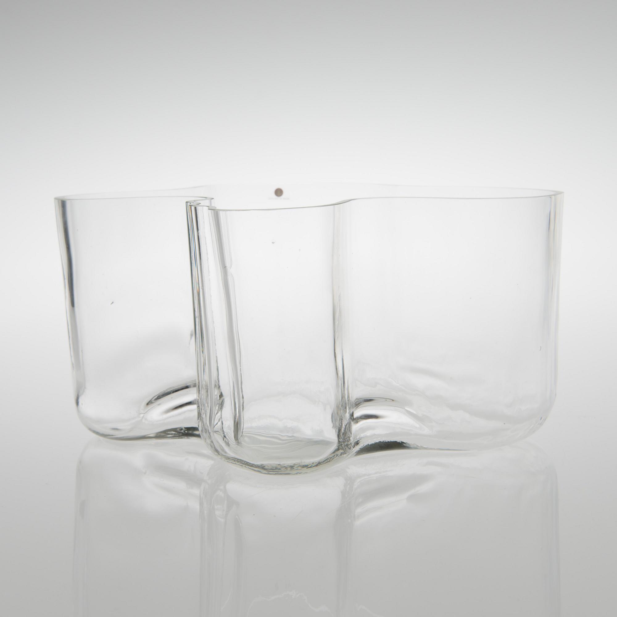 A vase signed Alvar Aalto -3030, manufactured by Iittala in the 1950/60s.