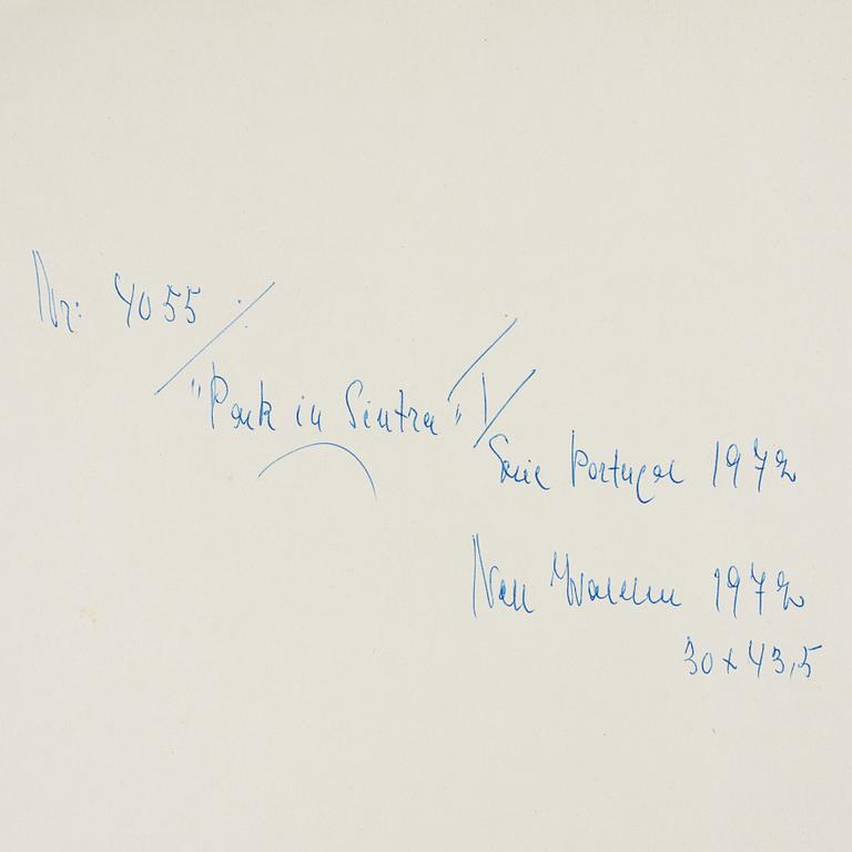NELL WALDEN, mixed media on paper, signed and dated -72.