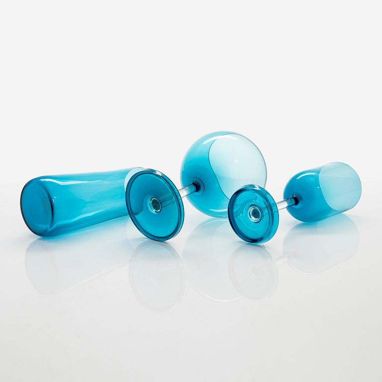 Nanny Still, a 15-piece 'Harlequin' glassware for Riihimäen Lasi Oy.