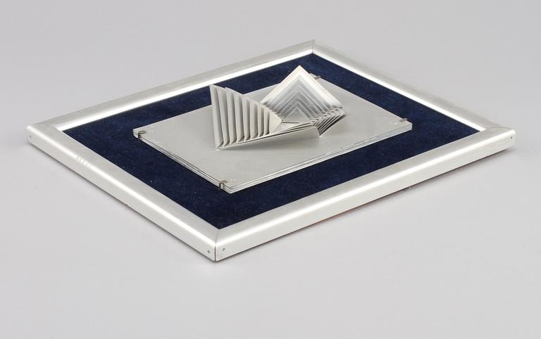 ARNE JONES, väggrelief, aluminium, ej signerad.
