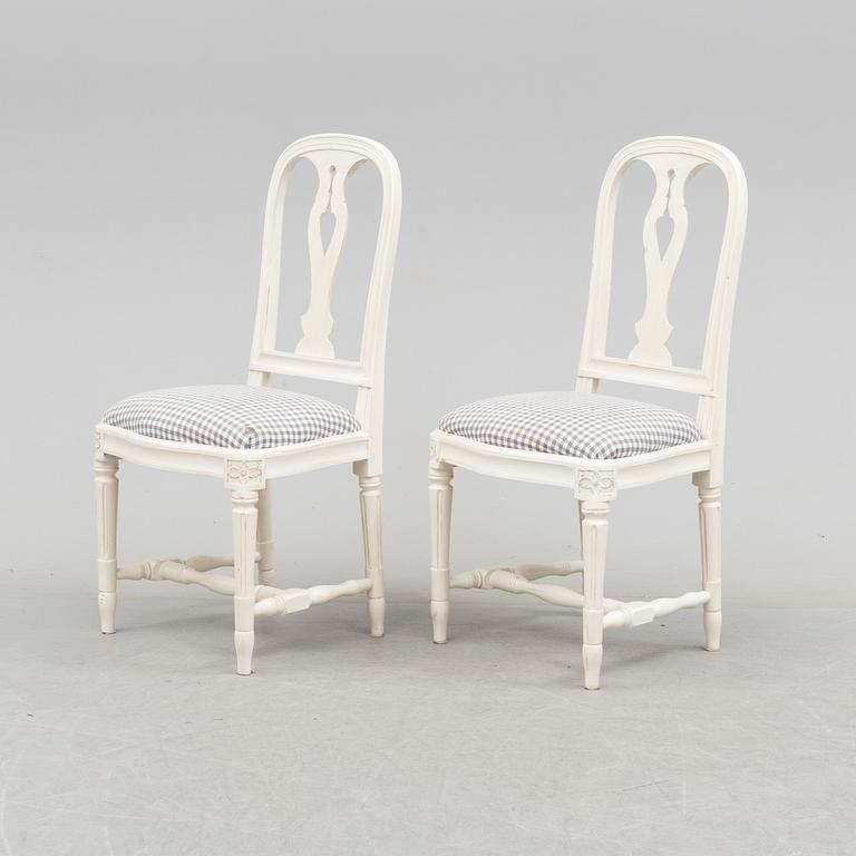 A set of eight chairs from IKEA, "Hallunda", 20th century.