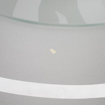 Simon Gate, a ceiling lamp, model "GD 668", Orrefors, 1930s.