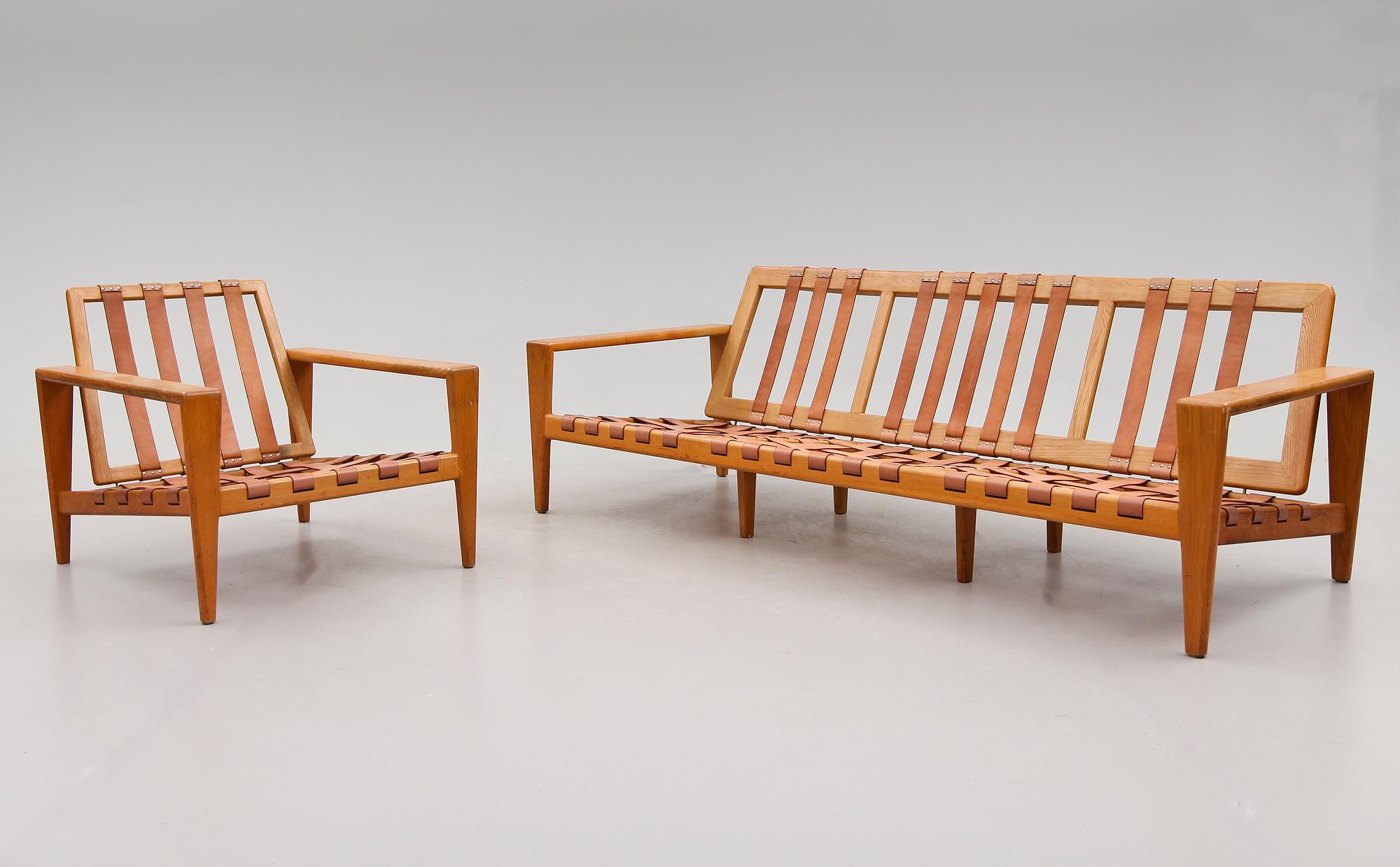 SOFFA OCH FÅTÖLJ, Svante Skogh, 1900-talets mitt.