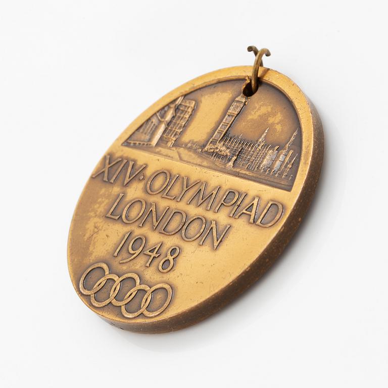 Olympic Participation Medal, London, 1948.