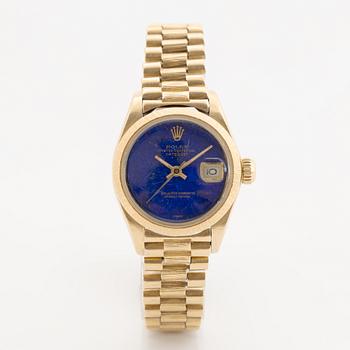 Rolex, Datejust, "Bark Finish", "Lapis Lazuli Dial", wristwatch, 26 mm.