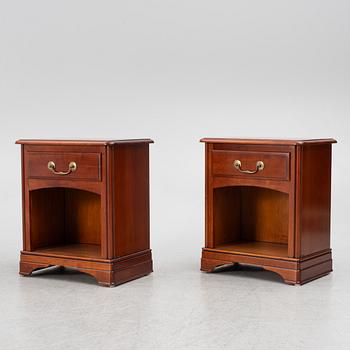 A  pair of bedside tables, Grange, France, late 20th century.