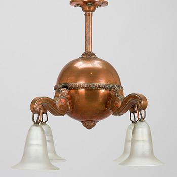 Eino Schroderus, an early 20th century chandelier for Taidetakomo Koru, Finland.