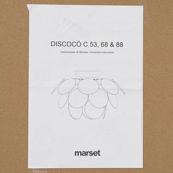 Christophe Mathieu, taklampa, "Discoco", Marset, Spanien, formgiven 2008.