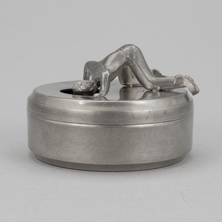 A 1930´s pewter box by Widerholm and Dahlberg in Eskilstuna, Sweden.