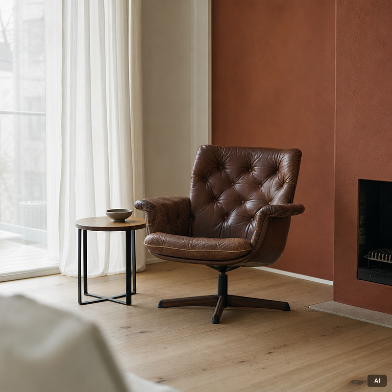 Armchairs, a pair, Göte Möbler, 1960s/70s.