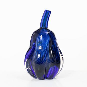 Edward Hald, vas/ skulptur, glas, slipgraal, Orrefors 1977.