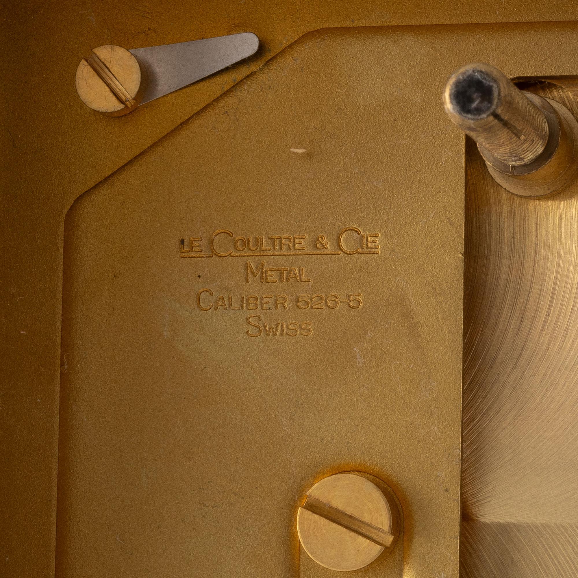 Jaeger-LeCoultre, bordsur, Atmos, ca 1970.