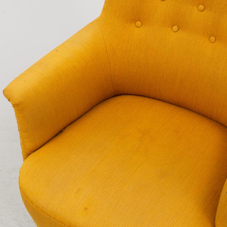 A 'Samsas' easy chair buy Carl Malmsten, second half of the 20th Century.