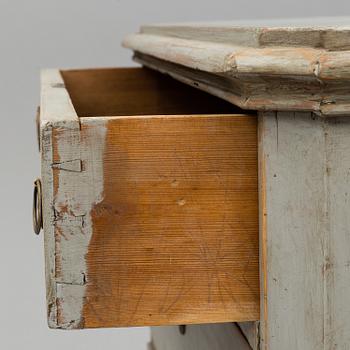 A second half of the 19th century painted chest of drawers.