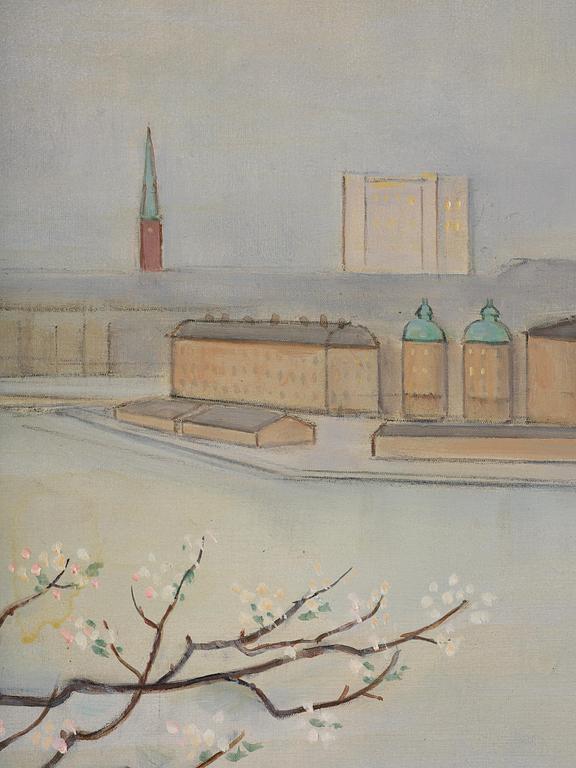 Einar Jolin, View of Riddarholmen.