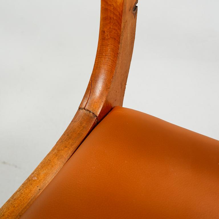 Four Biedermeier-style chairs, second half of the 19th century.