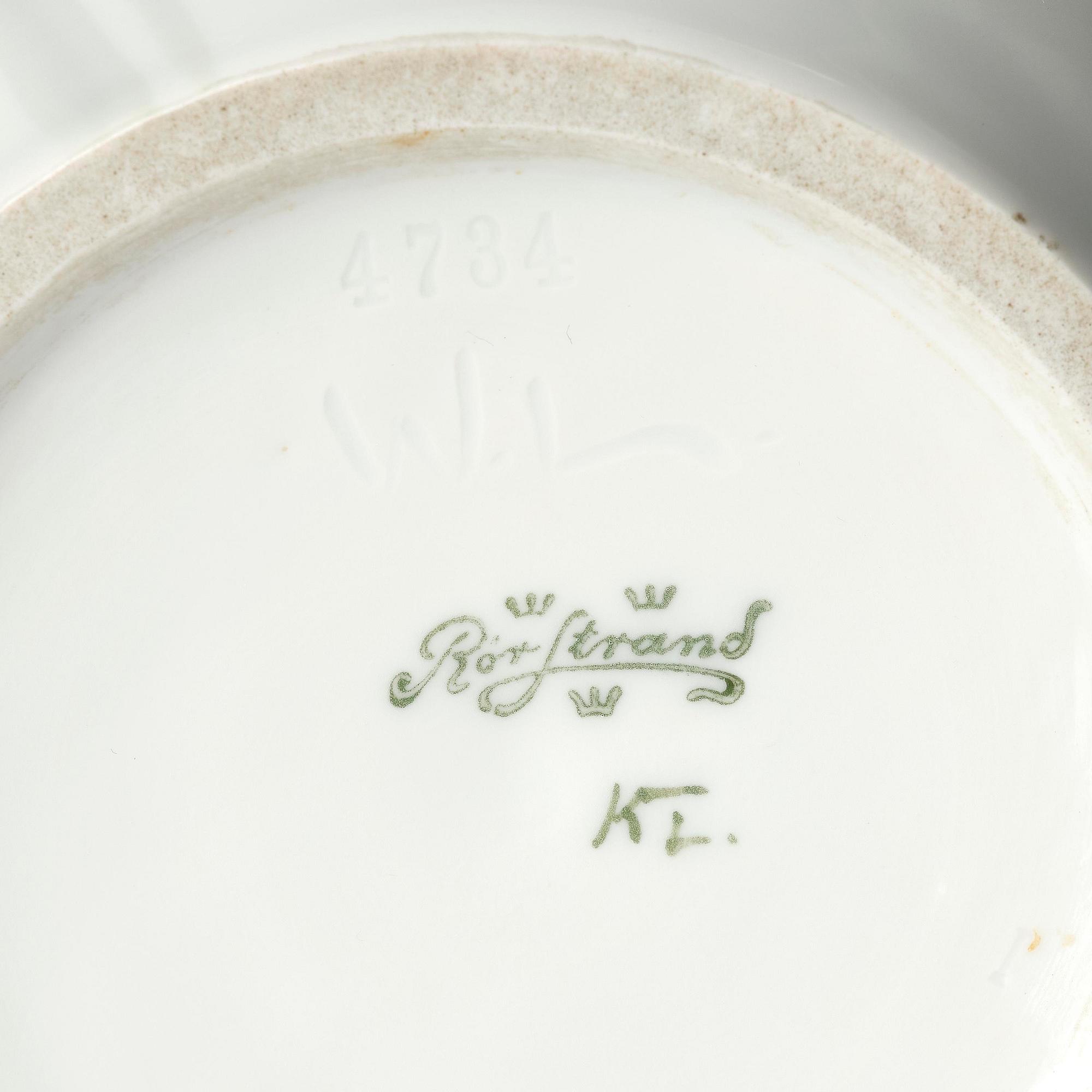 Waldemar Lindström, & Karl Lindström (1865-1956), a porcelain vase, Rörstrand, ca. 1900.