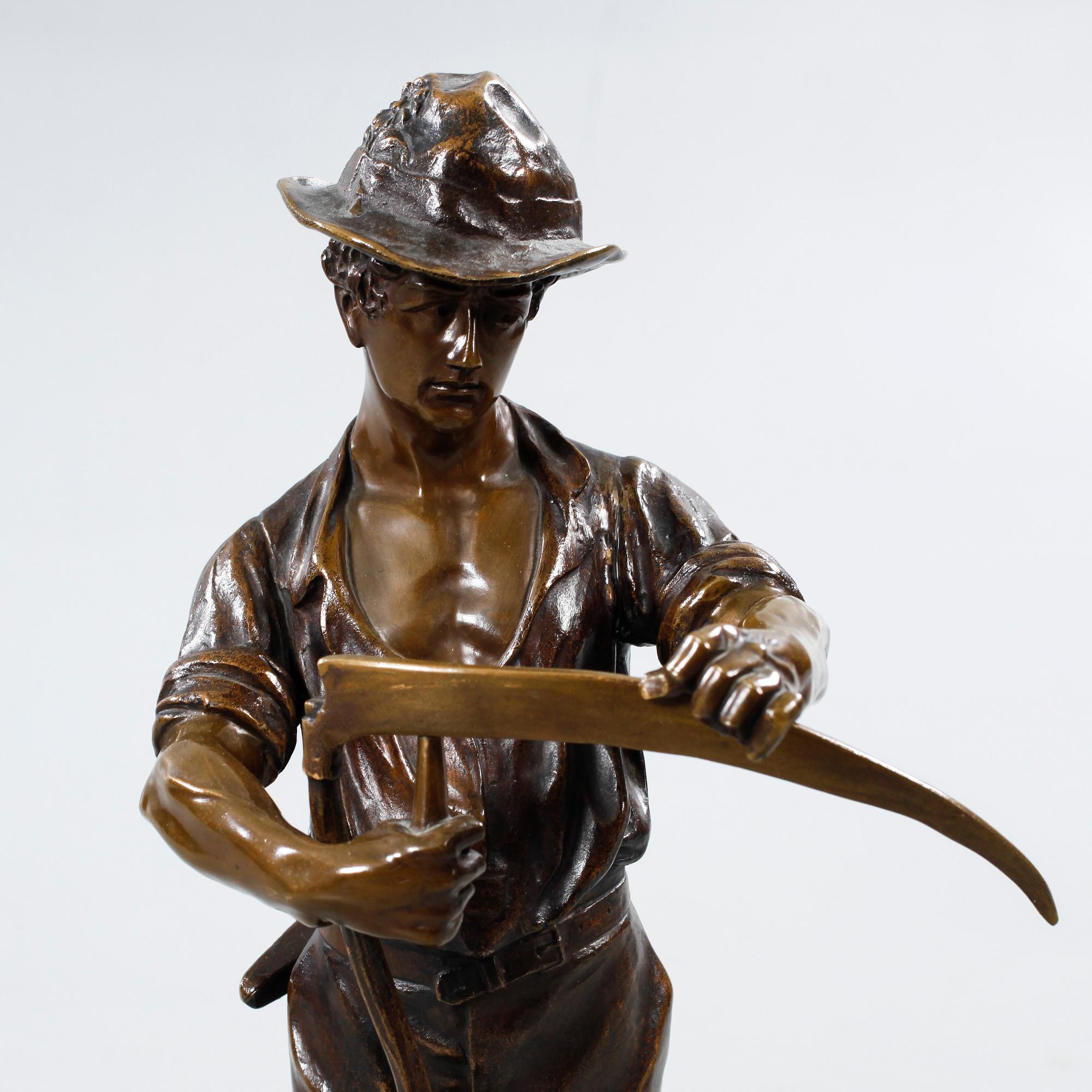 A bronze sculpture signed by Füllborn, second half of the 20th century.